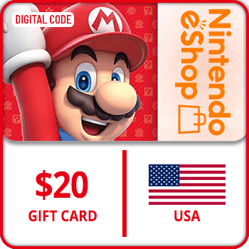 Nintendo eShop 20 USD Gift Card (US)