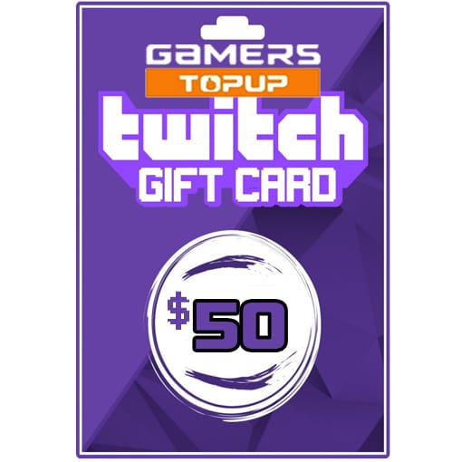 Twitch Gift Card 50 Usd Gamers Topup - twitch roblox gift codes