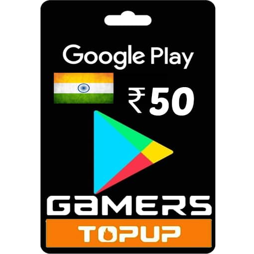 google play gift card 50 rupee india